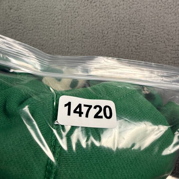 Vintage Polo Jeans Ralph Lauren Full Zip Hoodie Mens L Faded Green Boxy Y2K - Picture 10 of 10